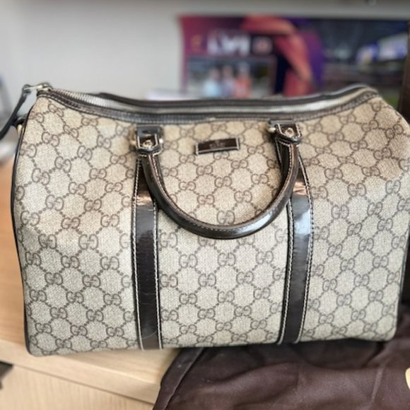 Authentic Gucci top handle "Boston" bag - Medium - Picture 3 of 10